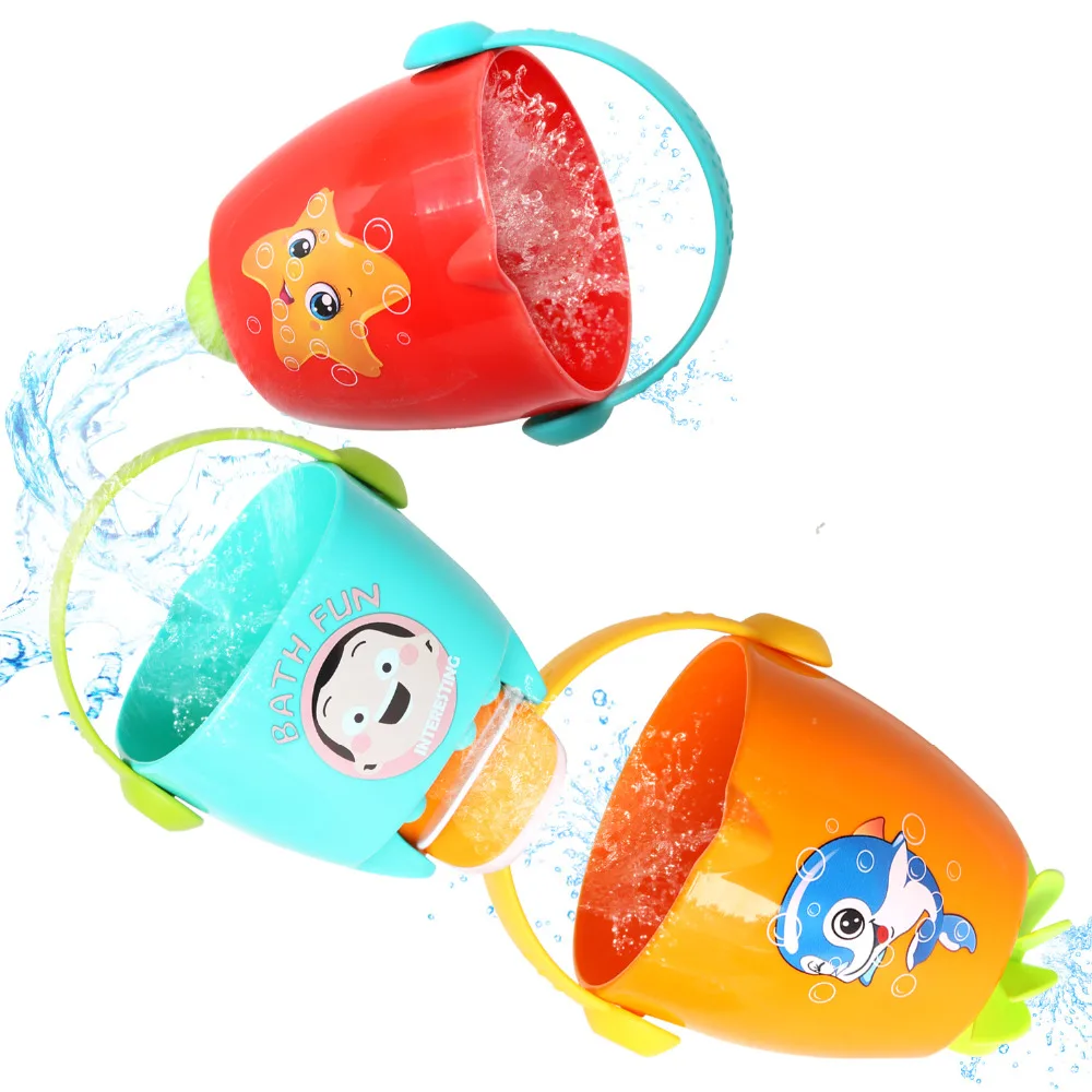 Rotated Bath Stacking Cup for Toddlers Bath Shower Toy Splish Splash