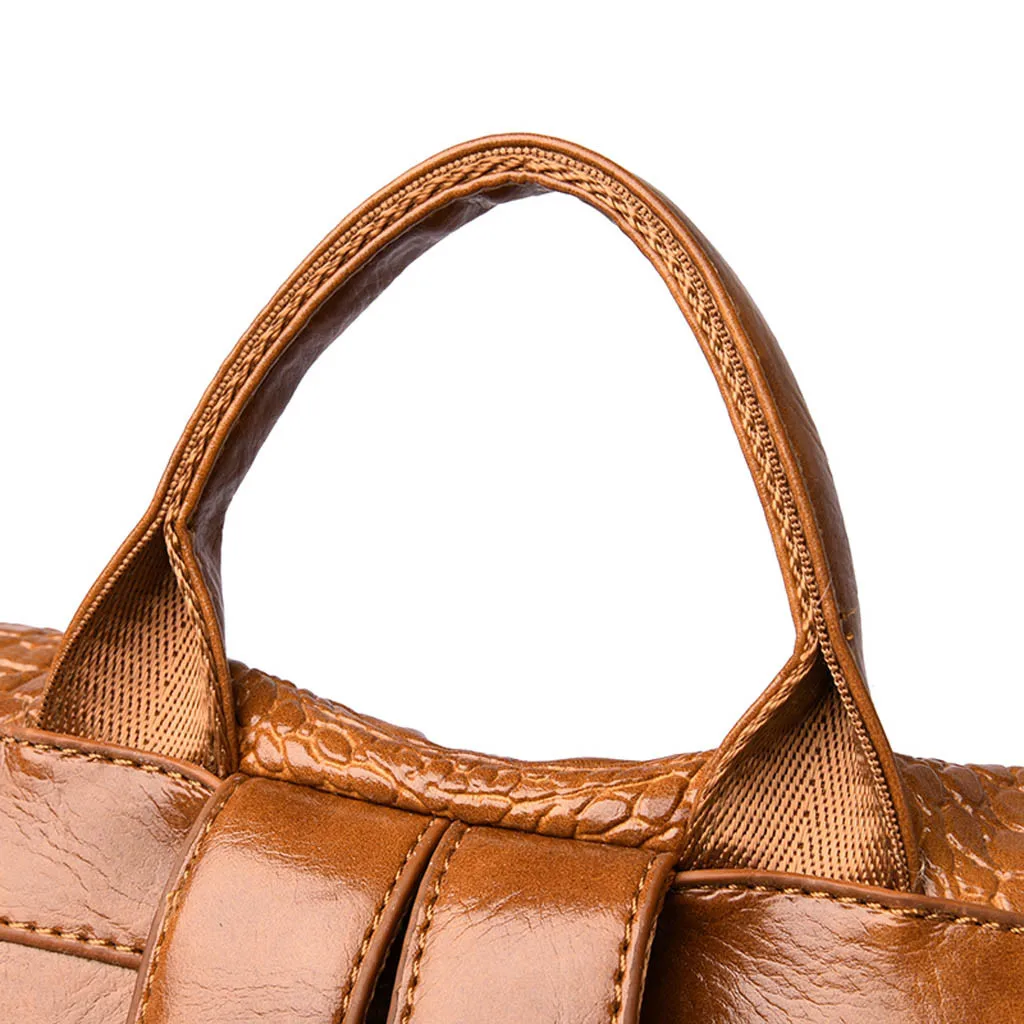 OCARDIAN рюкзак Для женщин модные кожаные Школьный дорожная сумка с узором «крокодиловая кожа» большой Ёмкость Повседневное сумка на плечо Прямая поставка A13