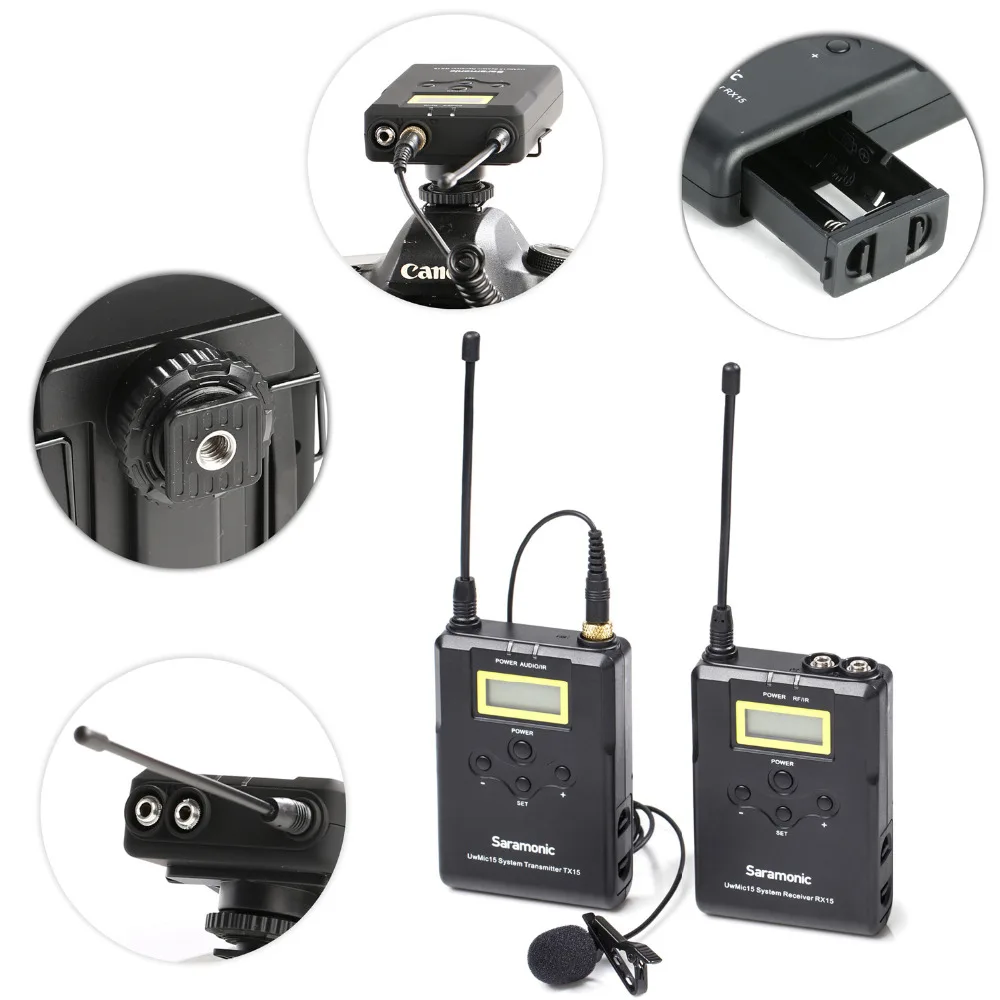 Wireless lavalier Microphone SystemSaramonic UHF