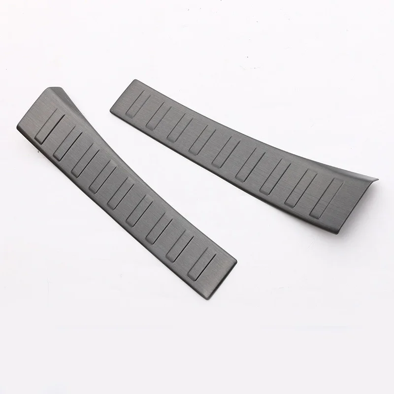 

Stainless Steel Inner Rear Bumper Foot Plate Tailgate Cover Trim Scuff Guard Sticker For Toyota RAV4 2019 2020 AX50 Accessories