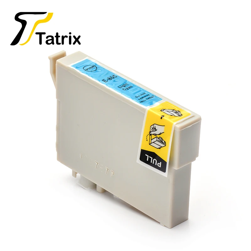 Чернильный картридж Tatrix 6PK для T0801 T0802 T0803 T0804 T0805 T0806 совместим с Epson Stylus Photo P50 T59 R265 270