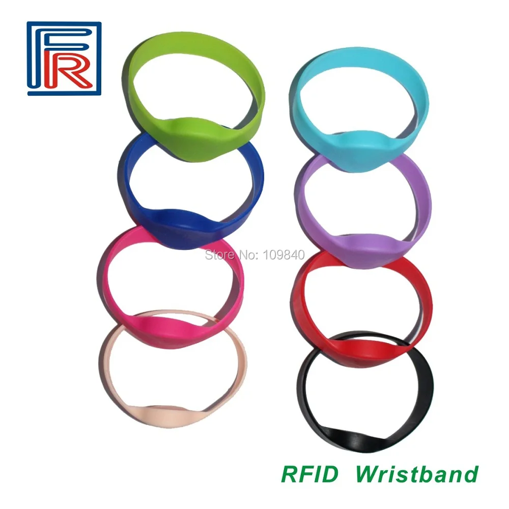 Cheap Hot sell anti-high temperature silicone passive rfid wristband , nfc waterproof bracelet  200pcs/lot 4