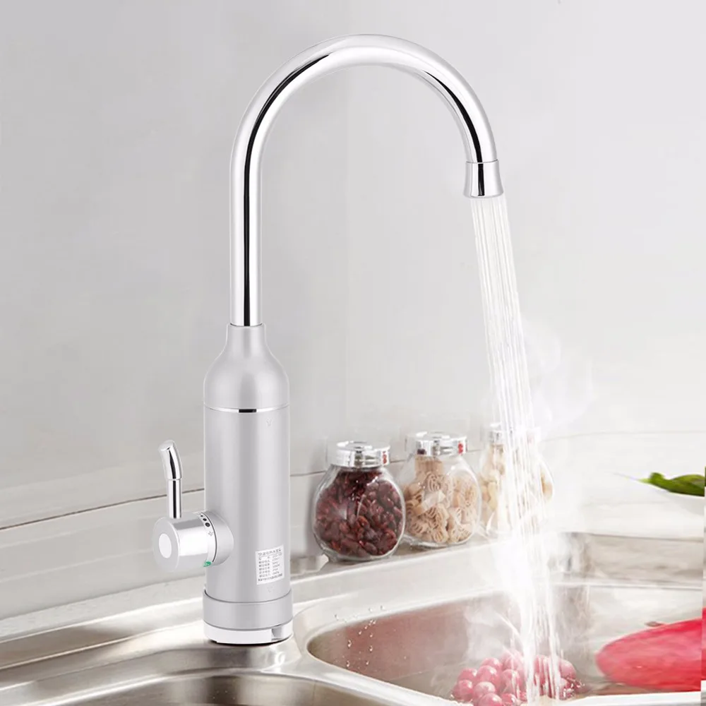 

Electric Fast Instant Heating Faucet Tap 360 Degree Rotation Water Tap Water Heater For Bathroom Kitchen Home Winter Warmer