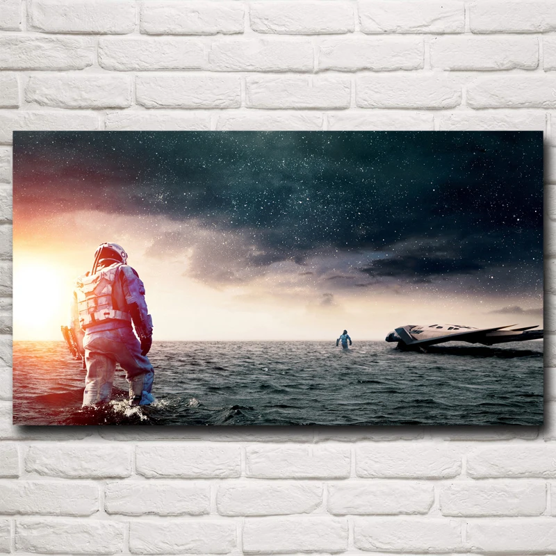 

Space Interstellar Film Stills Movie Art Silk Fabric Poster Prints Home Wall Decor Pictures 11x20 16x29 20x36 inch Free Shipping