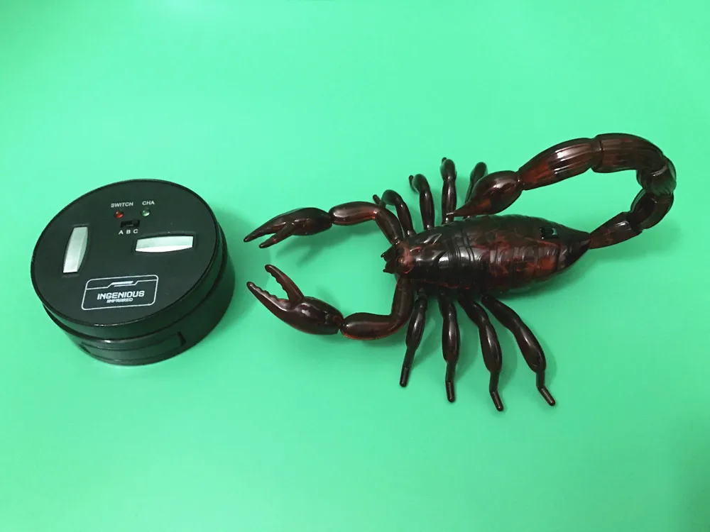 Трюк электронный питомец симулятор скорпиона роботизированные насекомые шалость игрушки Жук дистанционное управление новые изобретения для детей Новинка