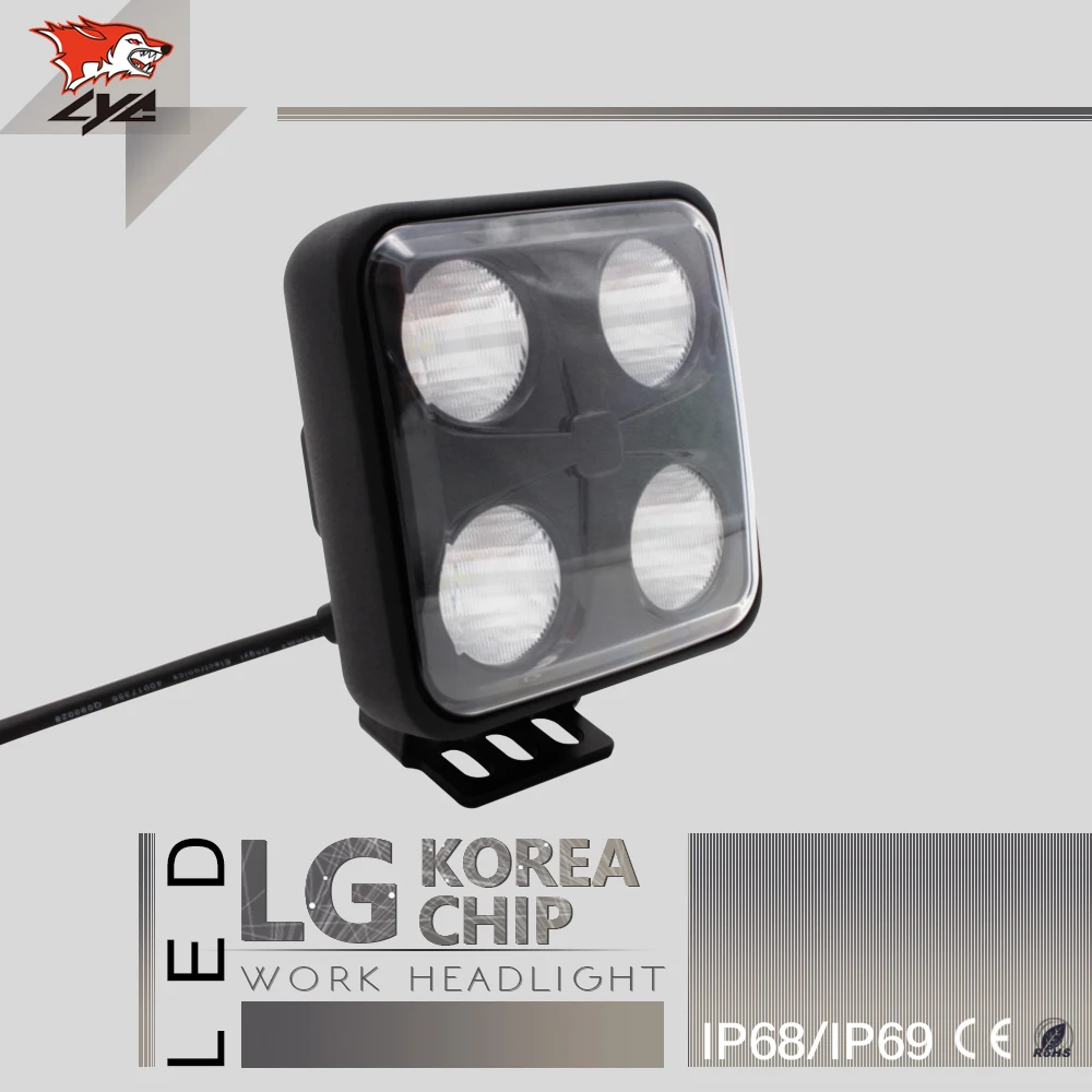 

LYC Projector Lights For Cars Led Lighting in Agriculture Lamp for Car Led Work Light Exporter 3000K/6000K Black Case