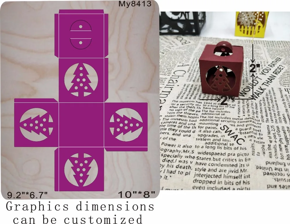 

Purple box wood moulds die cut accessories wooden die Regola Acciaio Die Misura my