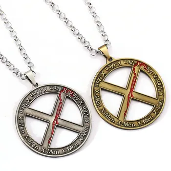 

10 pcs Anime X-men super heroes Logan friendship necklace action & toy figures Pendant movie movie necklaces & pendants FG-28