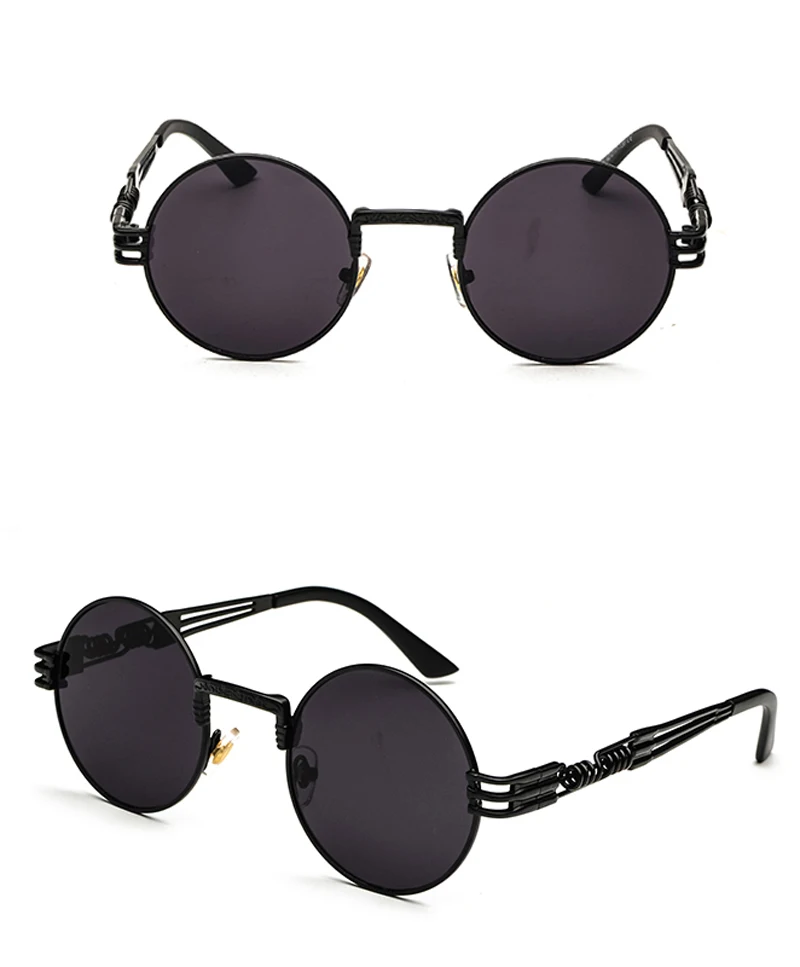 vintage steampunk sunglasses round (10)