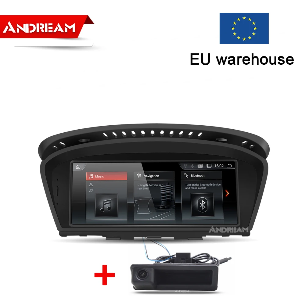 Top 8.8" Quad-Core  Android 7.1 2G RAM 32G ROM Car Multimedia for BMW Series 3 E60 E61 E90 E91 M3 2006-2012 Bluetooth gps navigation 1