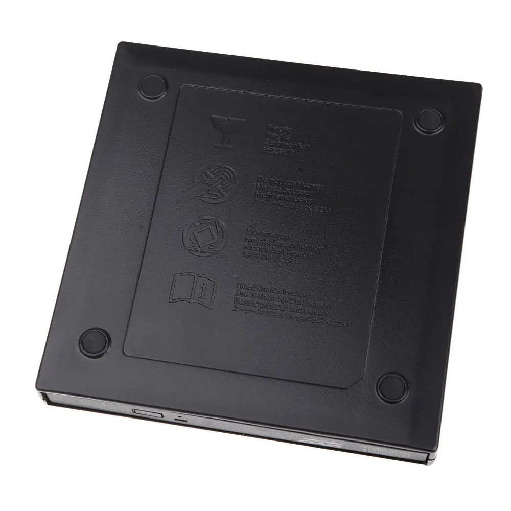 GTFS USB 2.0 External Slim Portable Optical Disc Drive for Notebook PC