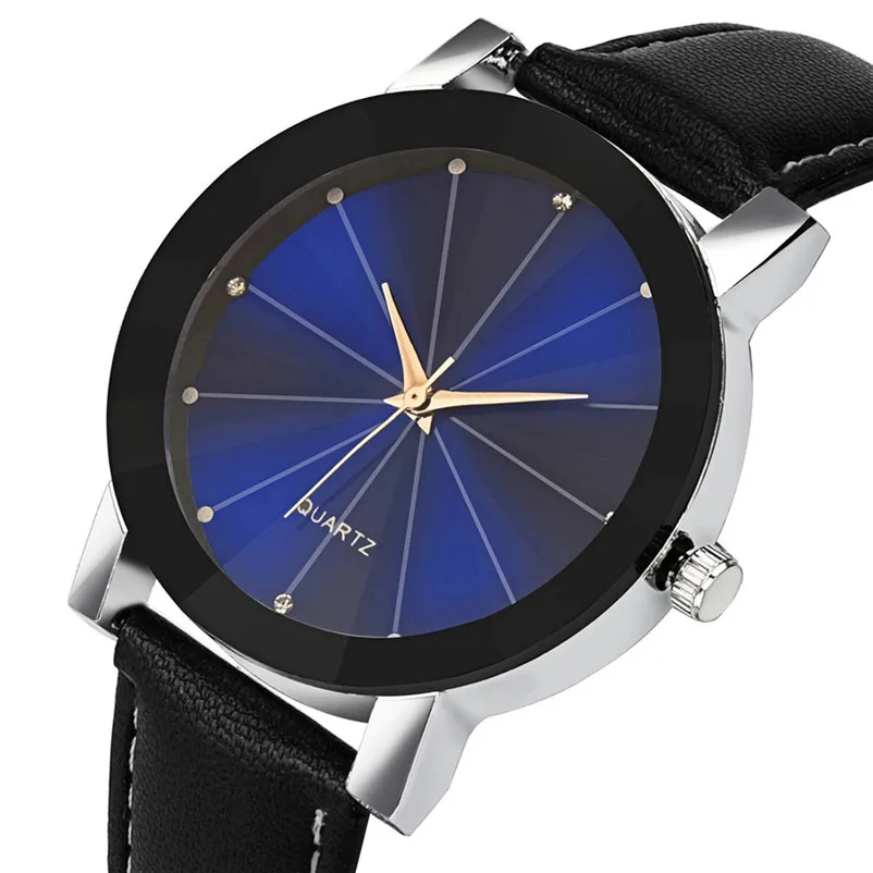 Luxury women's watches casual watches Quartz Sport Military Stainless Steel Dial Leather Band Wrist Watch Reloj mujer M08 (4)