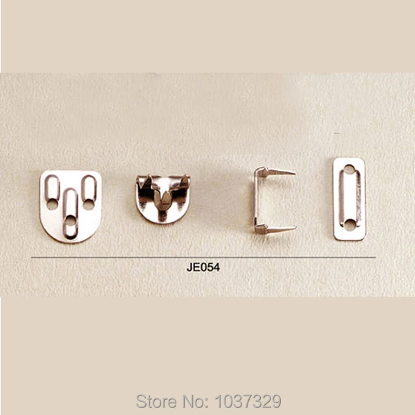 

100sets/lot #8015 4-part trousers pants skirts hooks metal brass buttons hook and eye silver nickle color HE-007