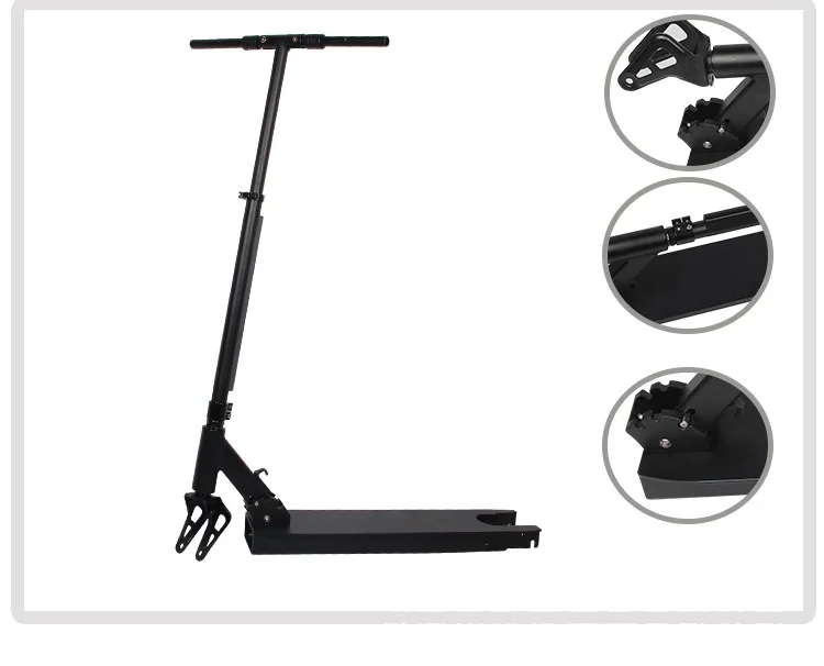 Perfect 80X17cm Foldable Full Electrical scooter parts board bracket wheels covers black lithium battery style 3