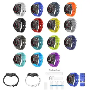

Silicone Wristband Replacement Quick Release Strap Accessories for Garmin fenix 5X/5X Plus/3/3HR JR Deals