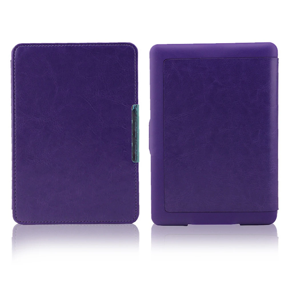 PU Leather eReader Protective Case For Amazon Kindle Paperwhite 1 2 3 Hard Shell Flip with Auto