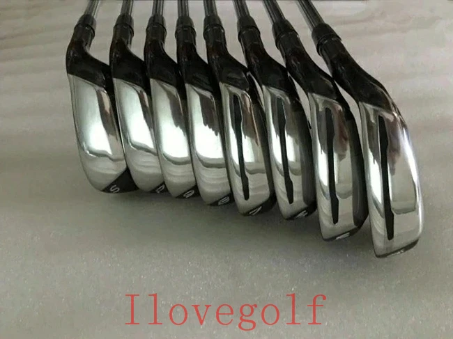 

100% New 8PCS M2 Golf Clubs Irons Set M2 Irons Golf Clubs 4-9PS Dynamic Gold Steel Shafts DHL Free Shipping