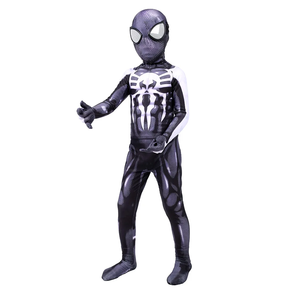 Черный Веном Coapaly костюм для взрослых детей Человек-паук аниме фильм Marvel 2099 Cos Новые вечерние костюмы на Хэллоуин