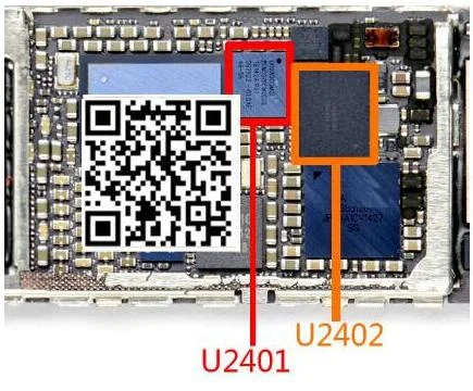

2pair/lot (4pcs) white+black touch digitizer screen ic chip for IPHONE 6 6+ 6plus U2401 + U2402
