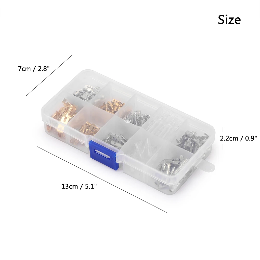 150 шт. мужской и женский автомобильный соединитель, обжимной провод, клеммы, Ассортимент комплектов с изоляционной втулкой для мотоцикла и велосипеда