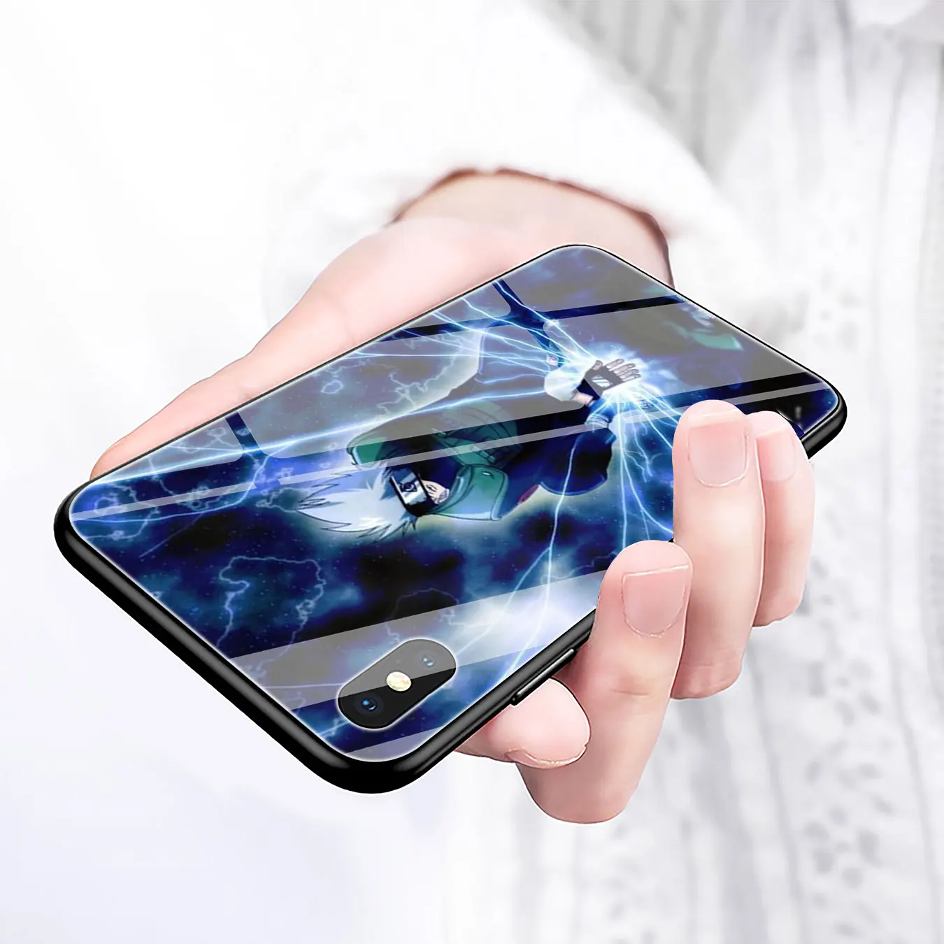 Lavaza Hokage Наруто Какаши закаленное стекло чехол для телефона для Apple iPhone XR X XS Max 6 6S 7 8 Plus 5 5S SE 10 чехол s 8 Plus