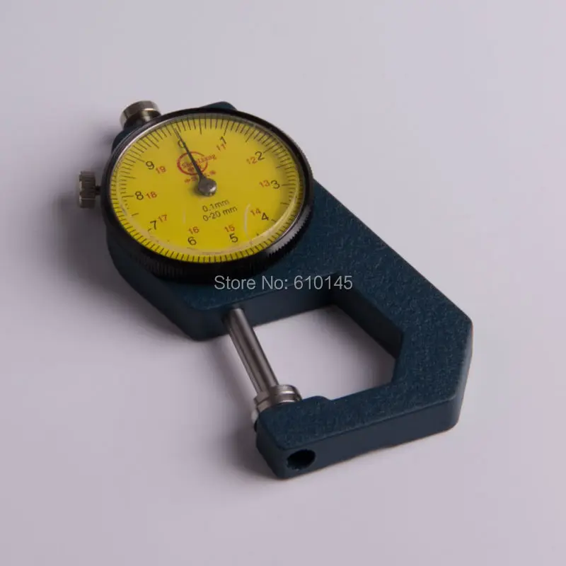 

High Quality Brand New 0-20mm 0.1mm Precision Round Dial Thickness Gauge Gage Measurement Tool