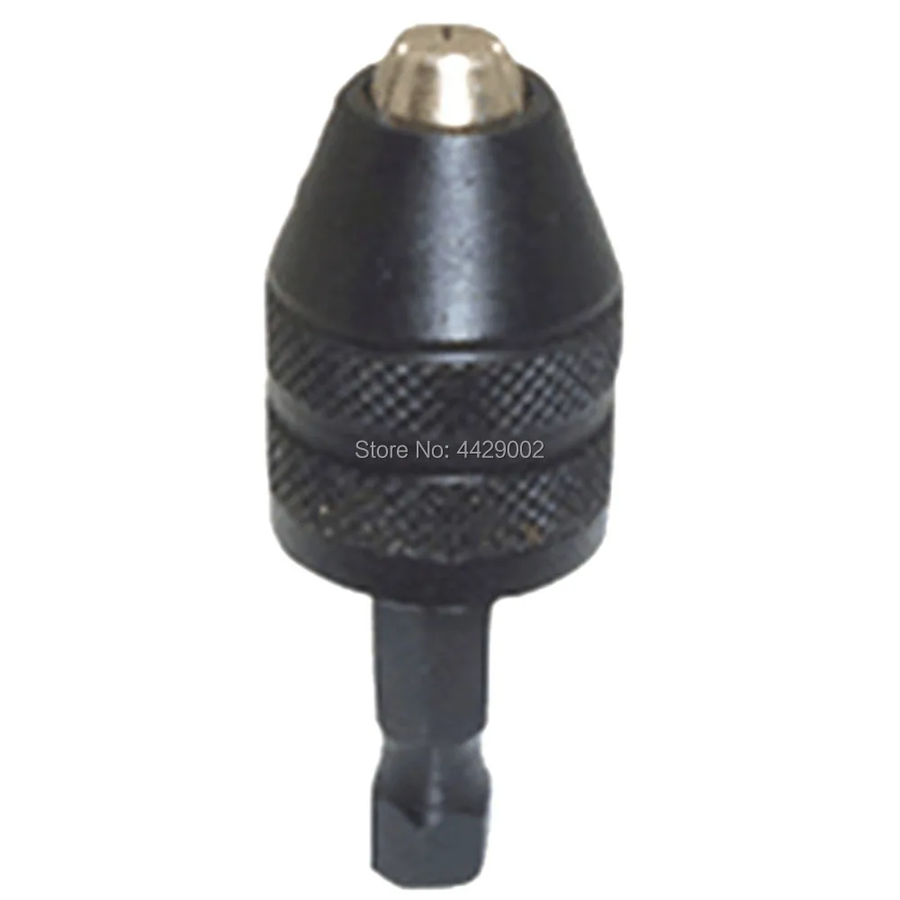 1//4/" Keyless Chuck Conversion Hex Shank Adapter Drill Bit Quick Change Driver
