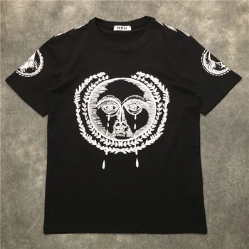 

New High luxury Men Fashion T Shirts sun Crying Print T-Shirt Hip Hop Skateboard Street Cotton T-Shirts Tee #Z3