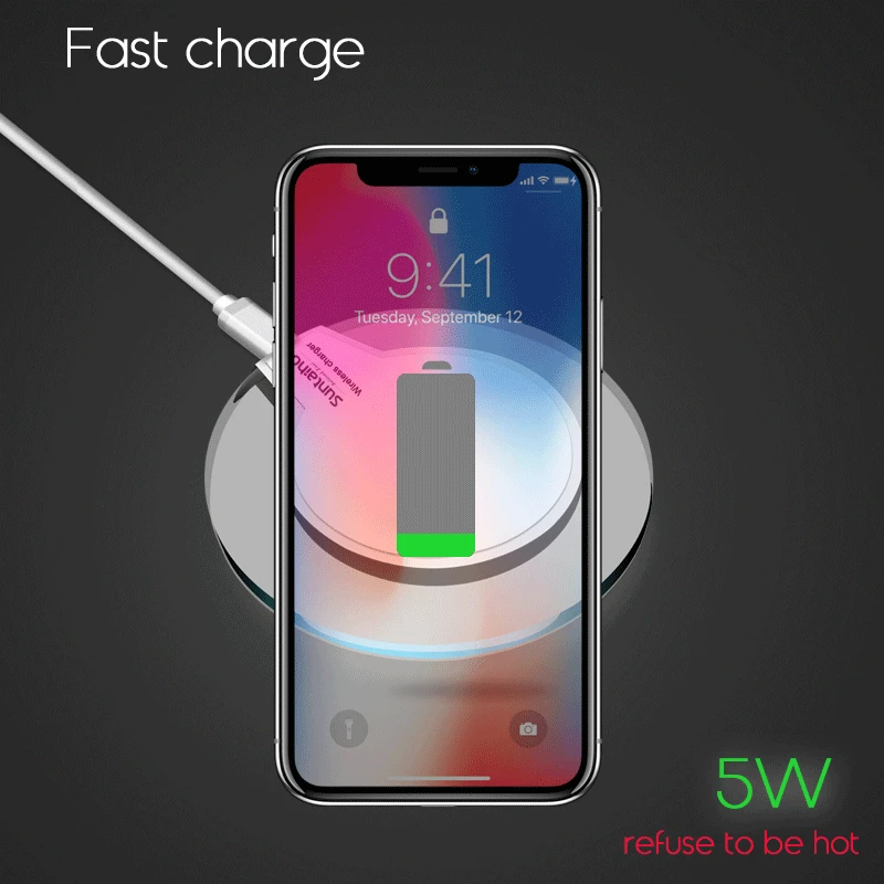 suntaiho qi5w/10w wireless cradle charger for mobile phone with fast charging dock
