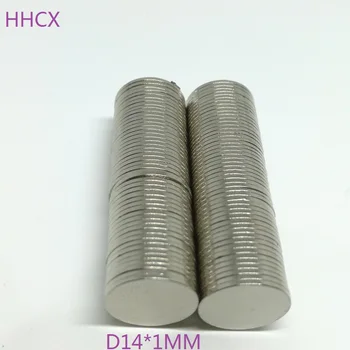 

100pcs/lot Disc magnet 14x1 N35 Strong Disk NdFeB Rare Earth Magnet 14*1 Neodymium Magnets 14 x 1