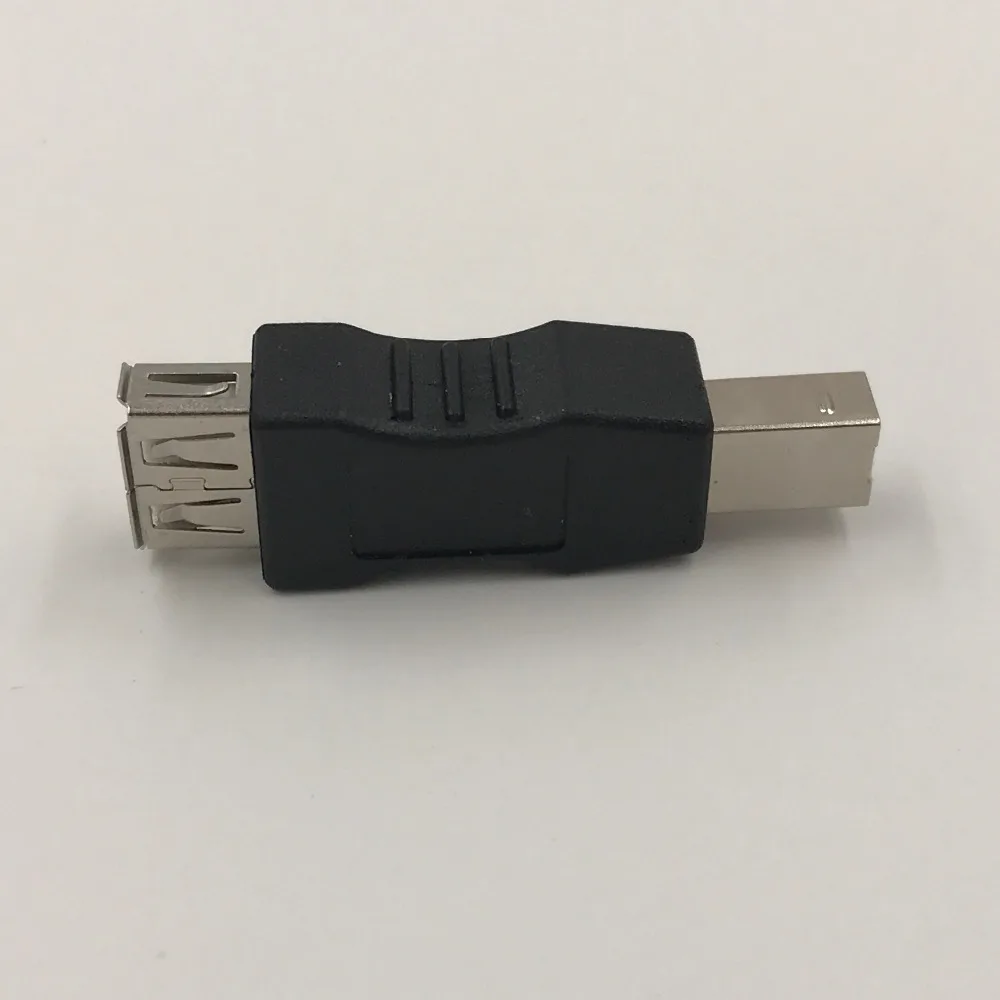 USB к принтеру порт печати адаптер Женский к гнезду разъем USB2.0 A к B конвертер Столярный 1 шт