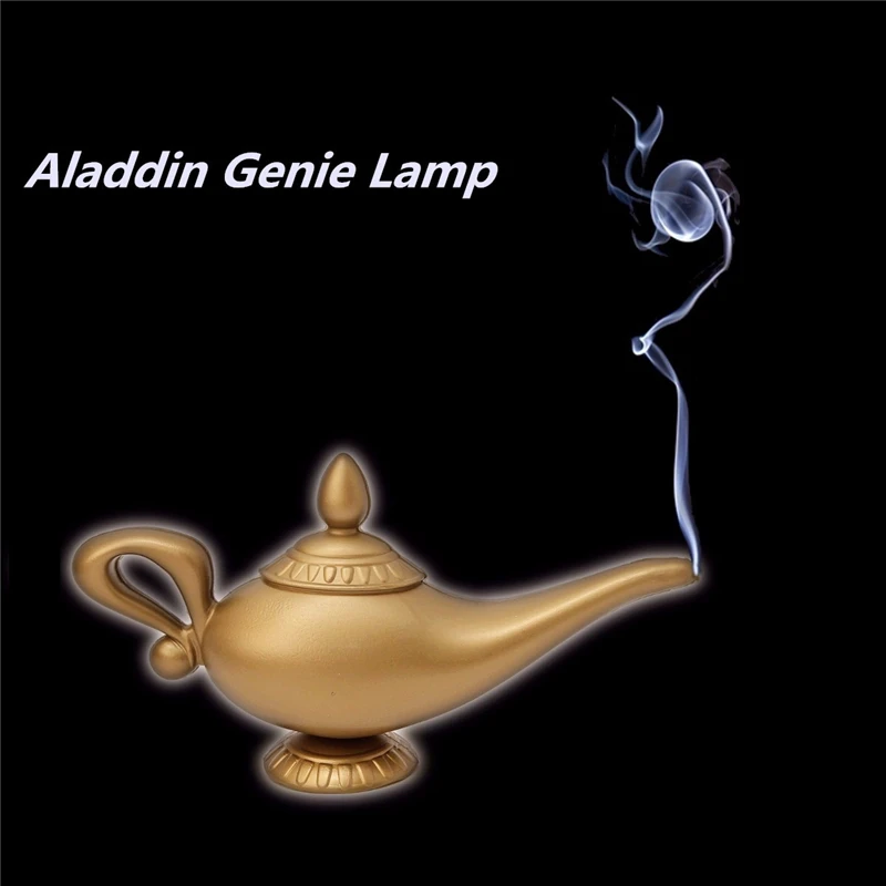Plastic Cosplay Magic Halloween Christmas Panto Arabian for Aladdin Genie Lamp Fancy Dress Prop For Children Home Decorations