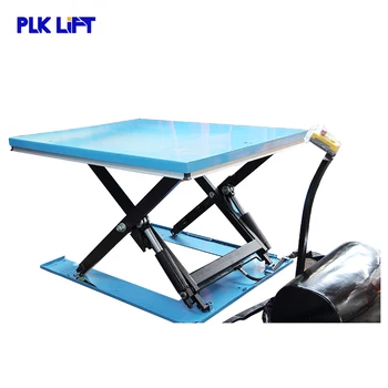 

Lower postion scissor lift work table workshop