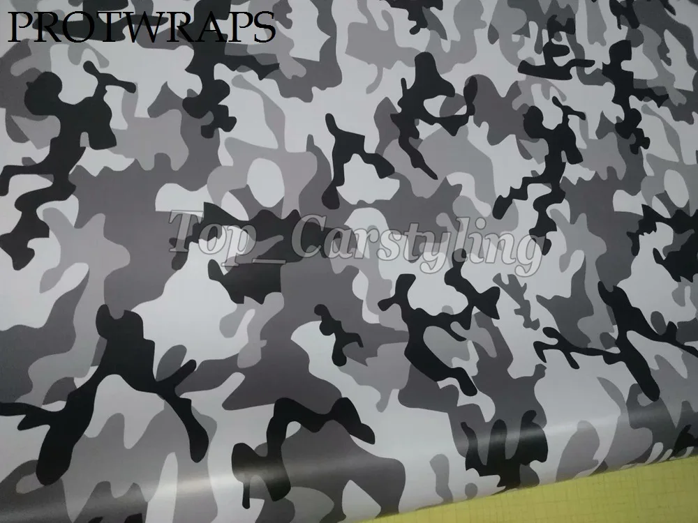 341 snow winter camouflage vinyl car wrap styling foil sheets  (7)