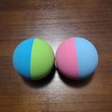 2 шт./лот мяч для сквоша 6 см двухцветный низкоскоростной резиновый полый мяч для тренировок для соревнований высокая эластичность