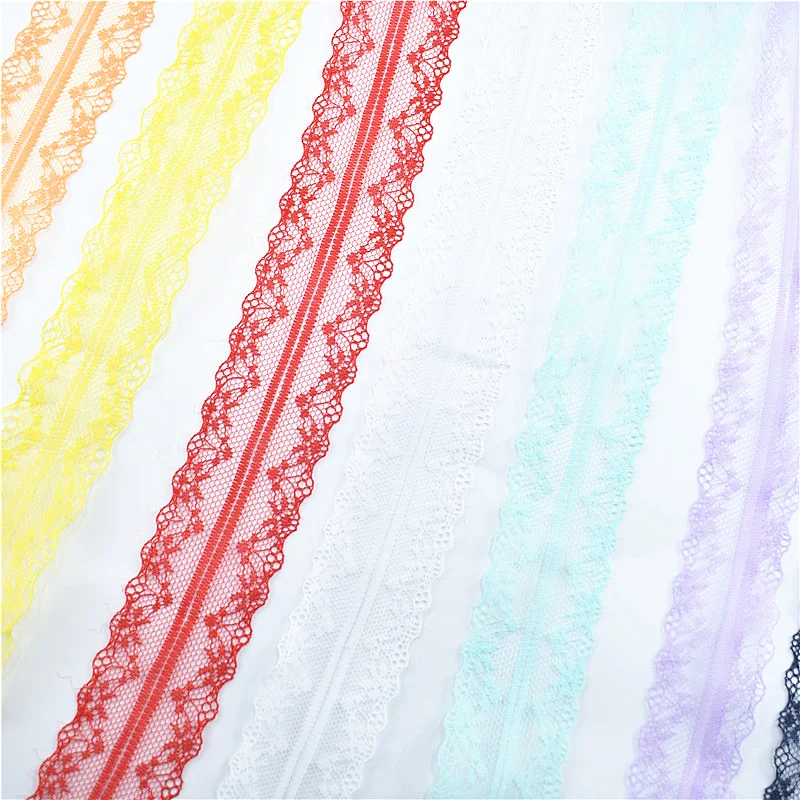 10yards african lace fabric White lace Ribbon3.8CM DIY french lace fabric embroidery net holiday decorations clothing lace Trims