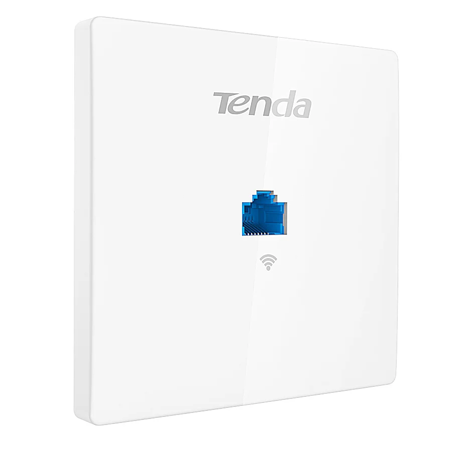 TENDA W9 1200 Мбит/с Беспроводная точка доступа 11AC Беспроводная настенная 86 Тип AP, внутренний настенный клиент+ AP, для отеля/виллы/больницы