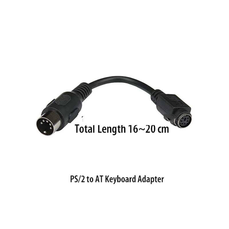 Адаптер для клавиатуры и мыши PS/2 to AT или Mini DIN 6 Pin P Женский 5P Мужской кабельная