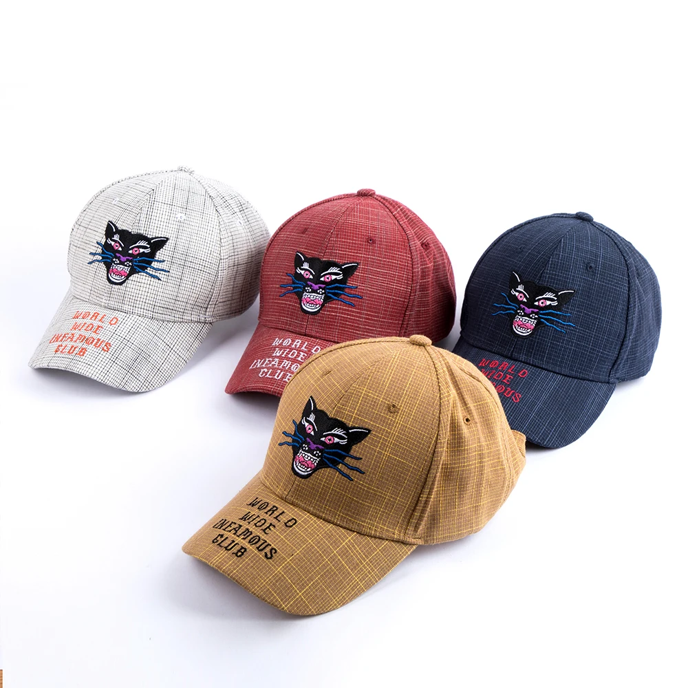 New Fashion Leopard Animal Baseball Caps For Women Men Brand Lattice