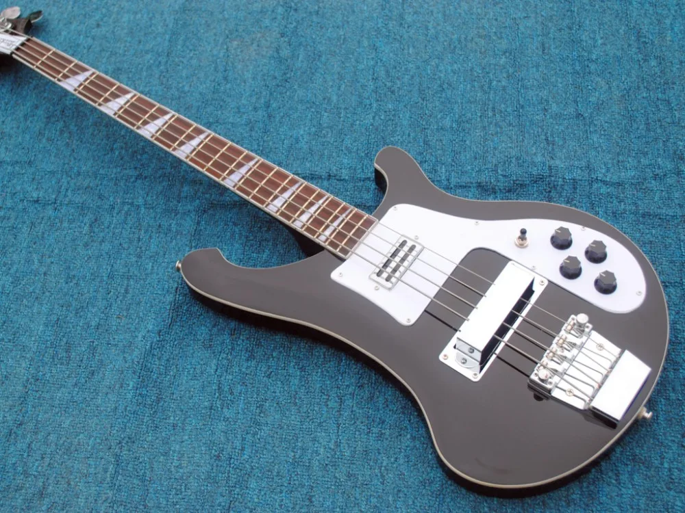 Chinese electric guitar, high quality bass black electric bass guitar, rosewood fingerboard, factory can be customized