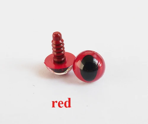20pcs/lot colorful  Tiny 9mm toy cat eyes plastic safety eyes + washer for doll accessories--color option 4