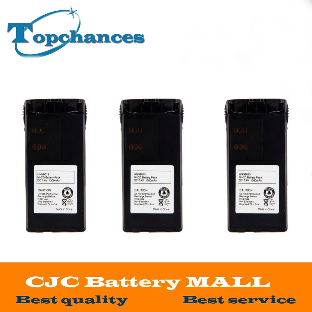 3PCS New High Quality 7.4V 1300mAh NI-CD HNN9013B HNN9013DR Battery for MOTOROLA HT750 HT1250 GP328 GP338 | Электроника