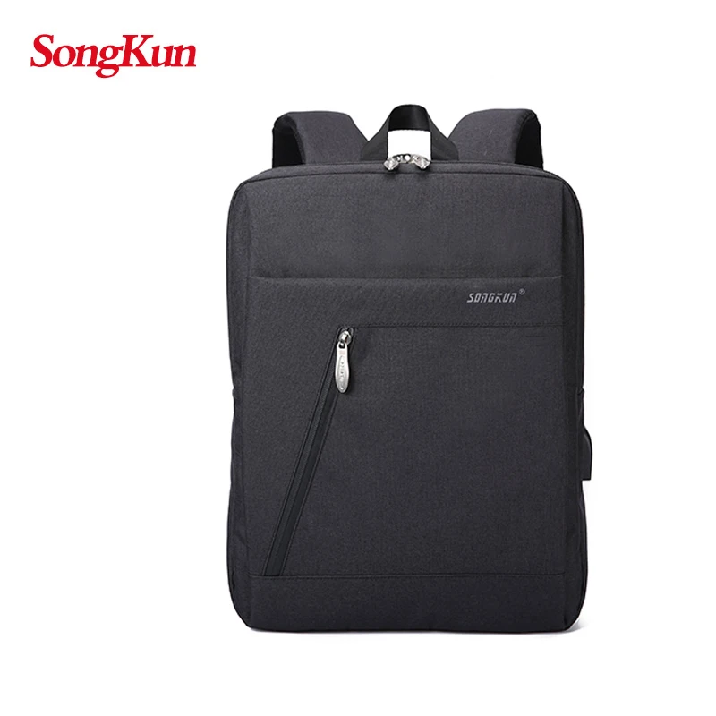 

New fashion students school bag USB charging Laptop Backpack Casual travel backpack shoulder bags mochila free shipping
