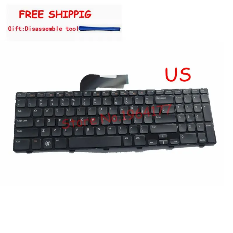США новая клавиатура для ноутбука Dell M501Z M511R 15RD 2728 2528 английский Клавиатура CN 04DFCJ