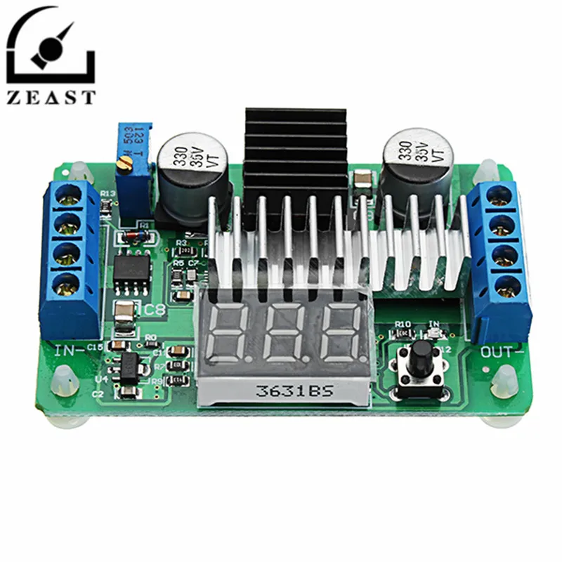 LTC1871 DC-DC 3,5-30 V 6A 100 W регулируемой длины высокого Мощность модуль силовой мощности Step Up доска конвертер 2 Way Дисплей светодиодный вольтметр
