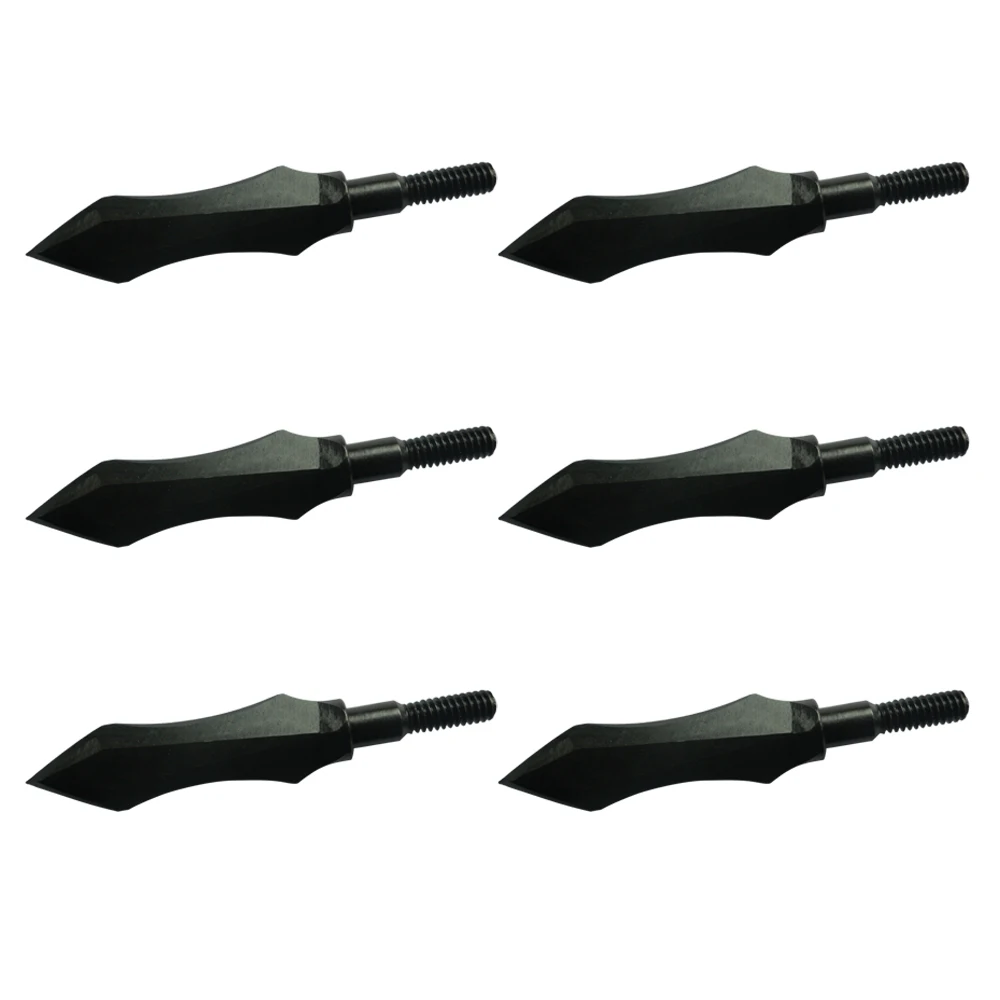 6Pcs Heavy Iron Armor Piercing 150Grain Broadhead Archery Hunting