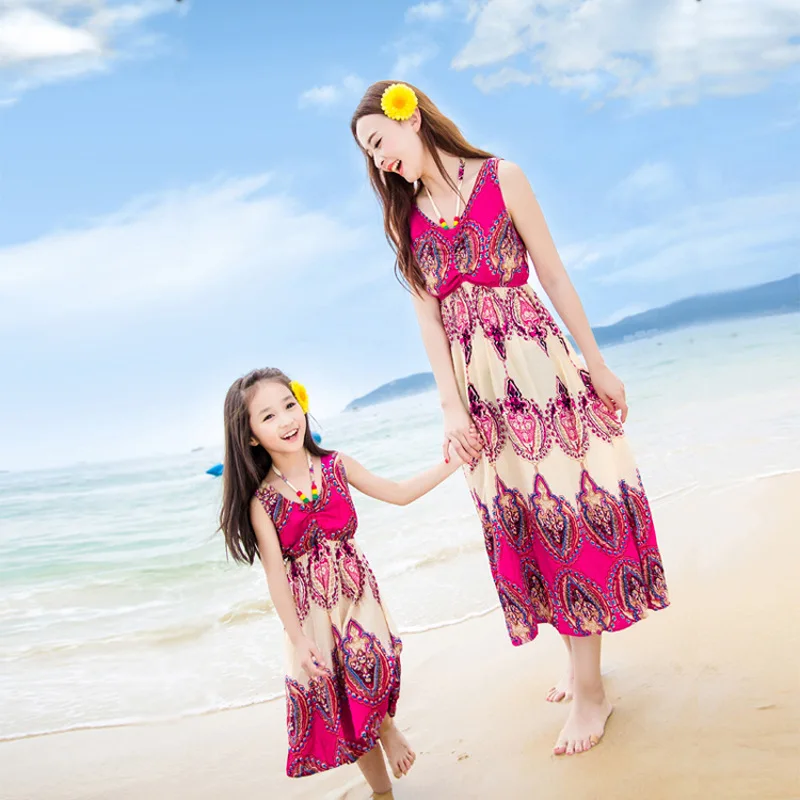 mother daughter beach dresses