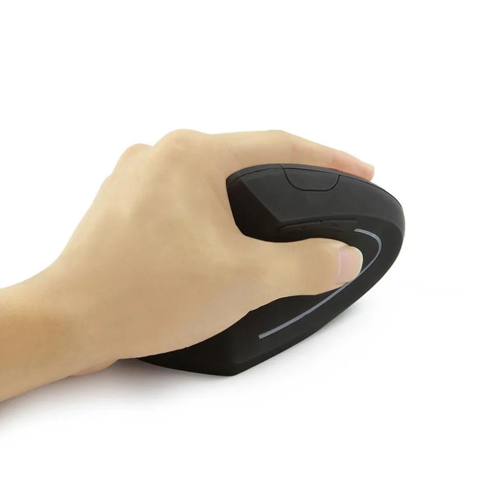 

Hot 6D 2.4G Wireless Ergonomic Vertical Mouse Left hand Optical 1600DPI Gaming Mic PC Computer Mouse For imac pro macbook laptop