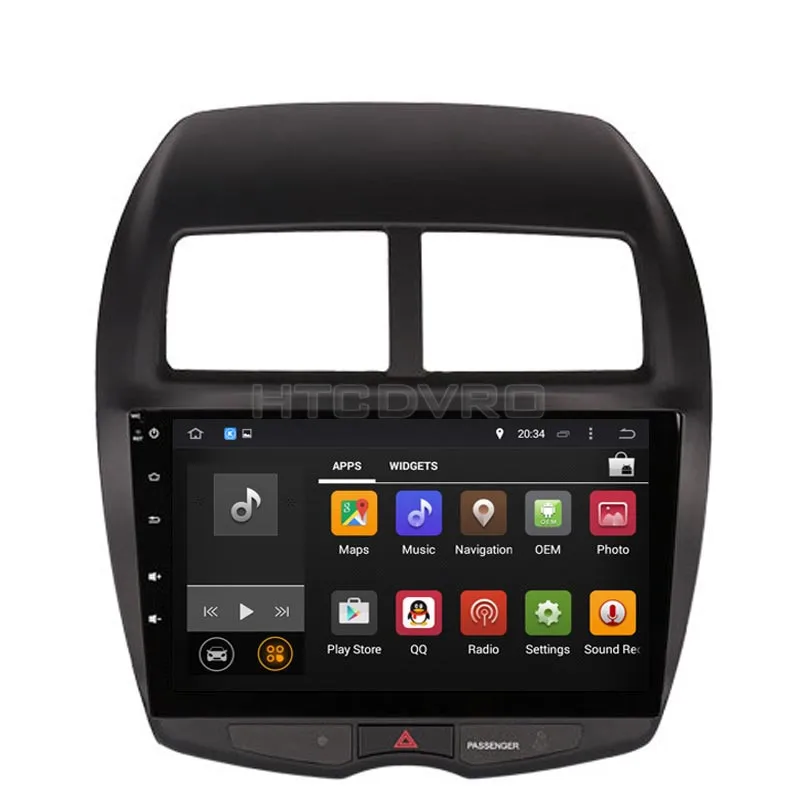 Sale YMODVHT 10.1inch Octa Core 4GB+32GB Android 9.0 Car DVD Player for Mitsubishi ASX 2007-  Radio Stereo GPS Navigation 3