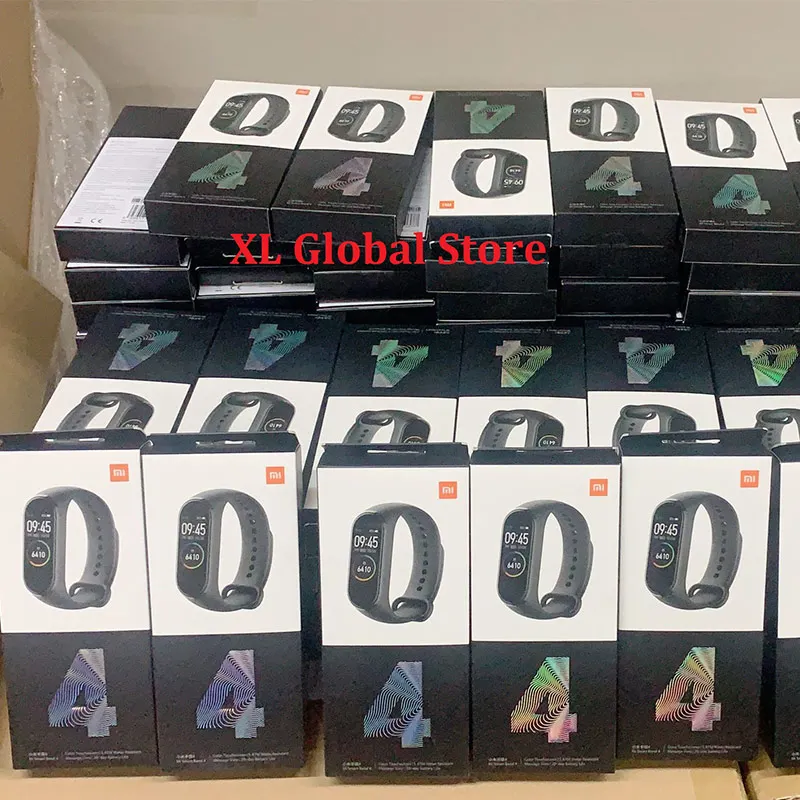 Xiaomi Mi Band 4 Global 135 мАч Miband цветной экран Bluetooth 5 0 Браслет фитнес браслет HeartRate